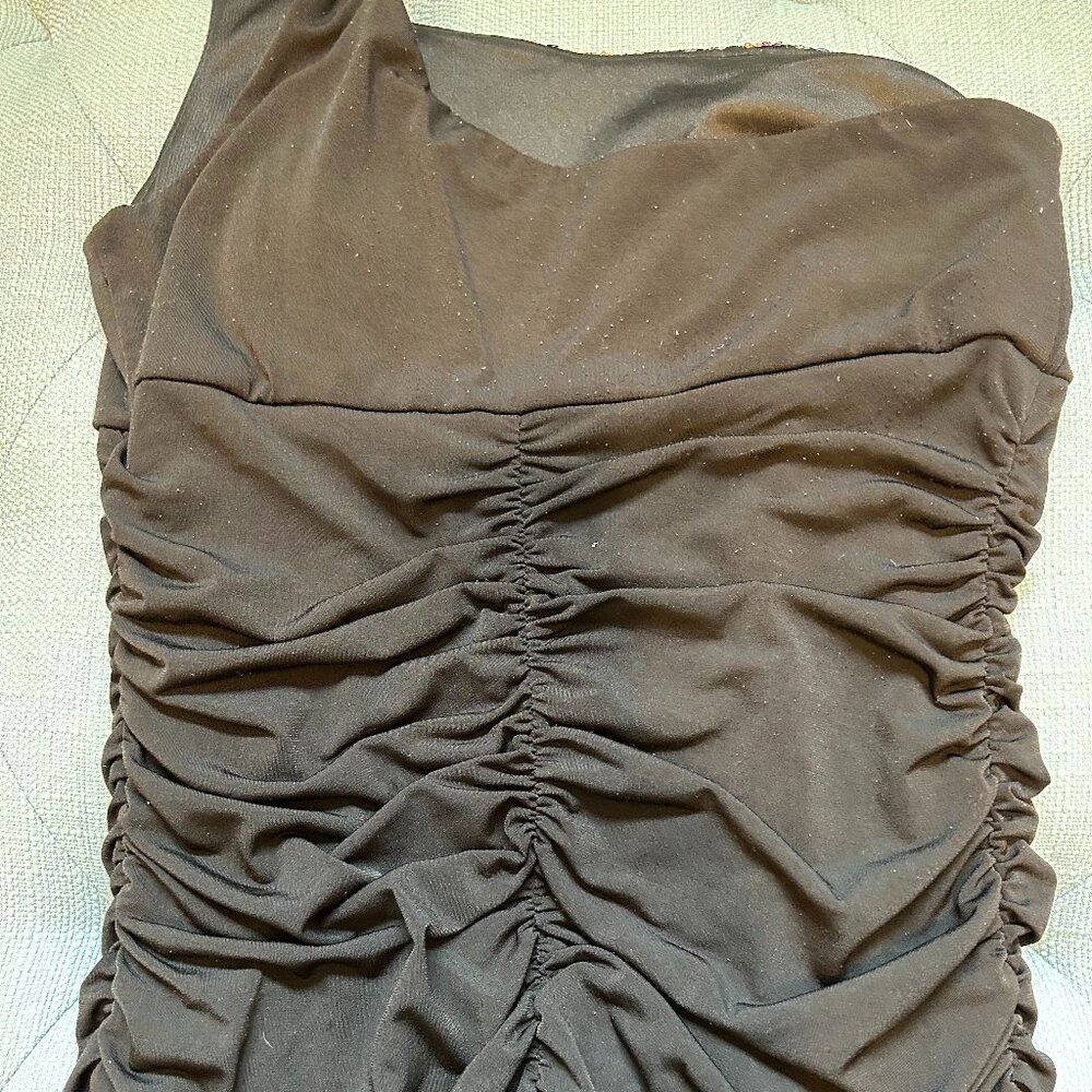 Ruby Rox Panel Of Sequins One Shoulder Mini Dress - image 7